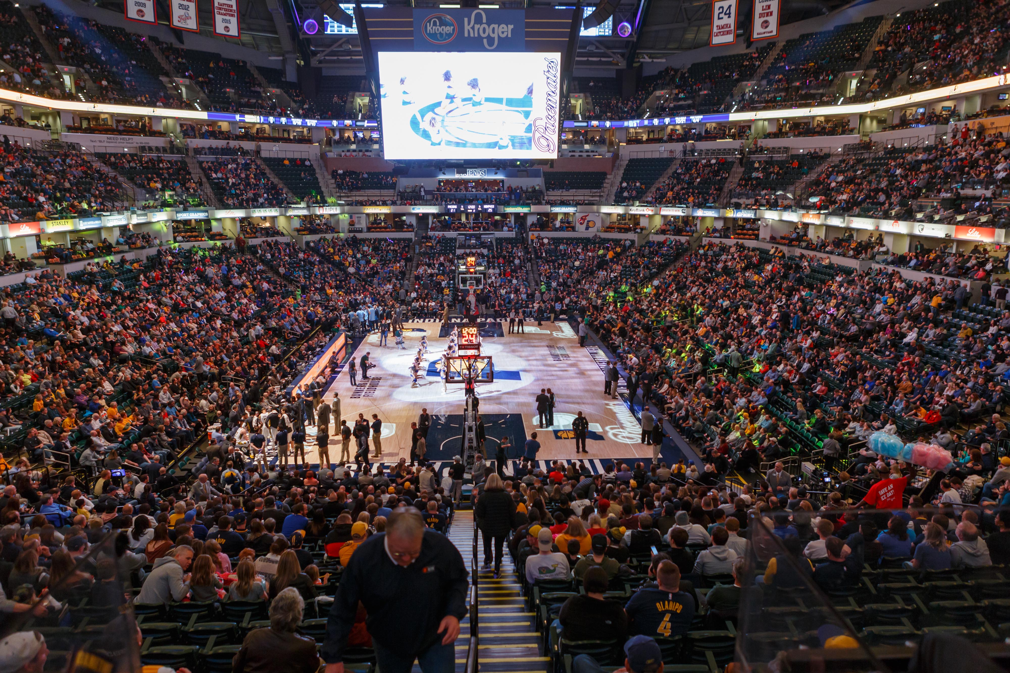 Inside Bankers Life fieldhouse